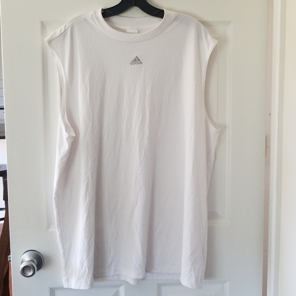 Adidas cut off workout shirt